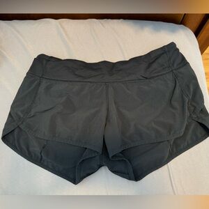 Lululemon Black Speed Up Shorts 2.5’